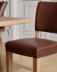 Mannheim - Tan Faux Leather Dining Chair