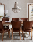 Mannheim - Tan Faux Leather Dining Chair