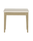 Prague - Ivory Faux Leather Stool