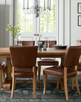 Mannheim - Tan Faux Leather Dining Chair