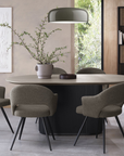 Walden - Brown Boucle Dining Chair