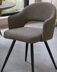 Walden - Brown Boucle Dining Chair