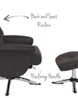 Celia - Herbert Grey Armchair