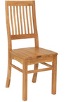 Claddagh Oak Dining Chair with virtical slats
