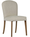 Cooper Beige Dining Chair with oak legs