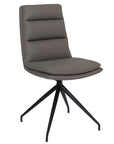 Eske Grey Faux Leather Dining Chair