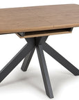 Fiji Rustic Oak 1.4 to 1.8 metre Extension Dining Table