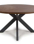 Fiji Smoked Oak Round Dining Table