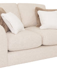 Harvard Cream Fabric 2 Seater with scatter cushions