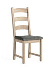 Hyatt charcoal fabric dining chair