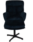 Helsinki - Blue Armchair & Footstool