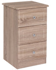 Eden - 3 Drawer Bedside Locker