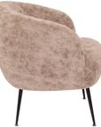 Cora - Beige Fabric Armchair