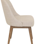 Valletta - Cream & Oak Dining Chair
