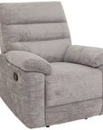 Kent grey Fabric Manual Recliner