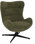 Kiel Green Swivel Armchair
