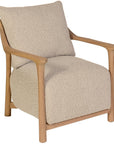 Lavita cream boucle Fabric Armchair