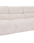 Lexi textured fabric 3 Seater Recliner