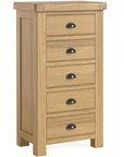 Kinvara - 5 Drawer Tall Chest
