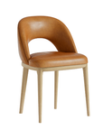 Paula Tan Faux Leather Dining Chair