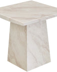 Peru square Marble Lamp Table