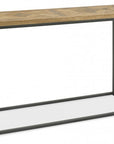 Riverdale Console Table with black metal base
