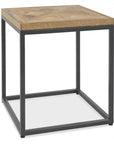 Riverdale Lamp Table with black metal base