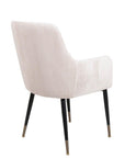 Sauron - Ivory Velvet Dining Chair
