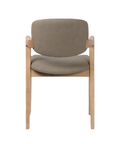 Simpson - Saddle Brown Faux Leather Dining Chair