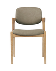 Simpson Saddle Brown Faux Leather Dining Chair