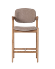Simpson - Mink Fabric Barstool