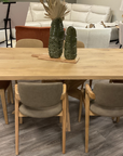 Simpson - Saddle Brown Faux Leather Dining Chair