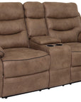 Victoria Fabric 2 Seater Recliner with cup holders