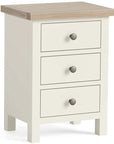 Java - Cream & Oak Bedside Locker