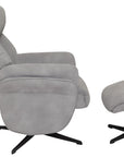 Loire - Light Grey Swivel Recliner