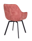 Edel - Pink Velvet Dining Chair