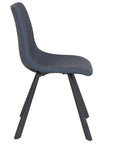 Faro - Blue Faux Leather Dining Chair