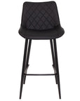 Finley - Black Faux Leather Barstool
