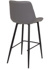 Finley - Grey Faux Leather Barstool