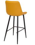 Finley - Yellow Faux Leather Barstool