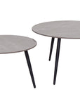 Nixon - Grey Pura Stone Coffee Tables