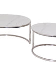 Shilo - White Pura Stone Coffee Tables