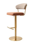Rita - Gold & Tan Barstool