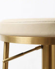 Carol - Gold & Taupe Barstool