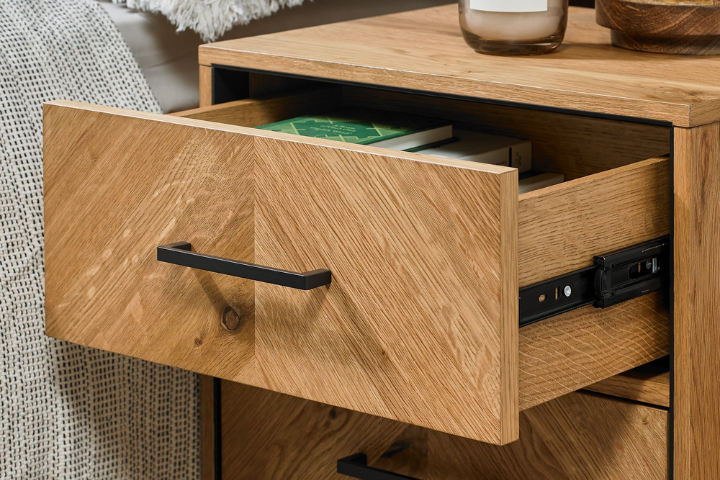 Dresden - 2 Drawer Bedside Locker