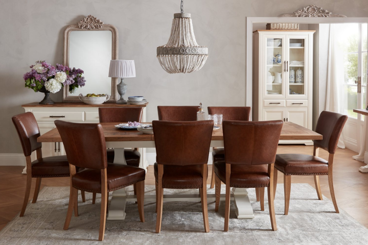 Mannheim - Tan Faux Leather Dining Chair