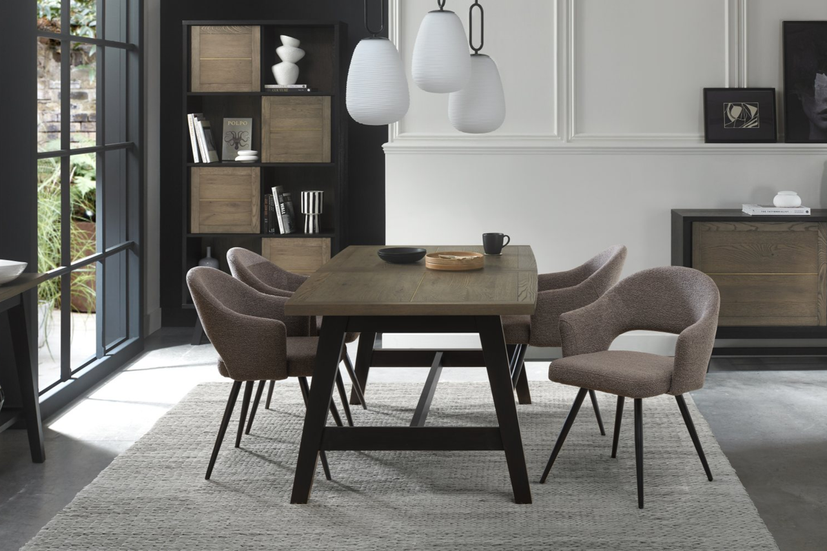 Walden - Brown Boucle Dining Chair
