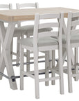 Kilronan - Grey & Oak Bar Table