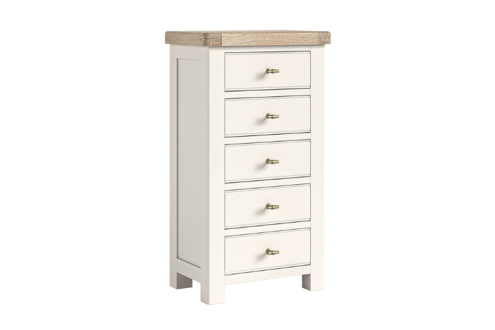Algarve 5 Drawer Tall Boy