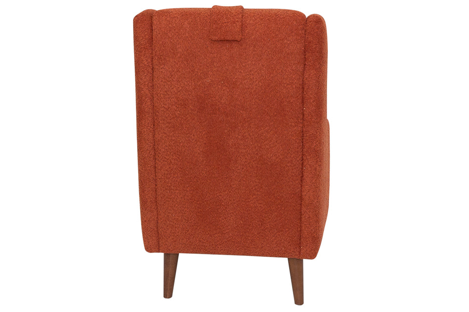 Bentley - Orange Fabric Armchair